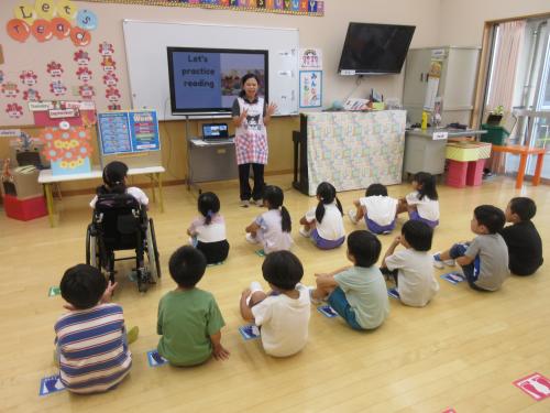 9月15日 雨でも元気いっぱい🌞(つき組)