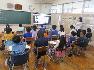 9月16日 田んぼの生きもの調査オンライン授業に参加しました!(4・5年理科)