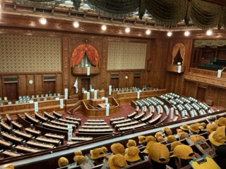 6年校外学習 国会議事堂の見学をおえました