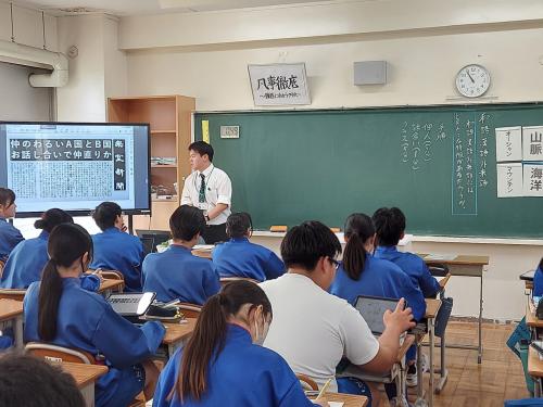 教育実習生による研究授業