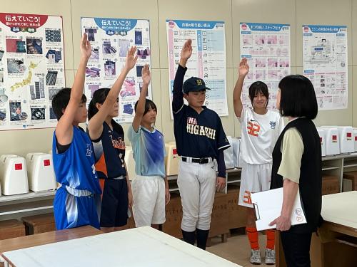 市新人戦壮行会を行いました!