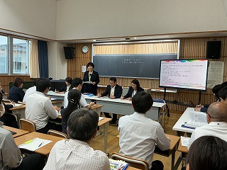 先生たちの授業を改善するために