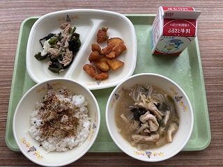 鶏肉とさつま芋の揚げ煮